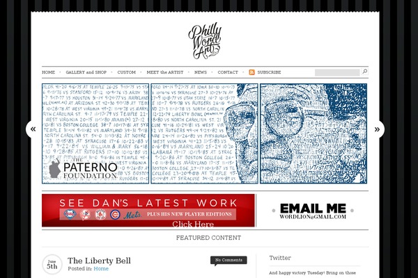 Atlantica theme site design template sample
