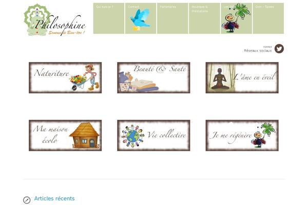 philosophine.fr site used Pressive