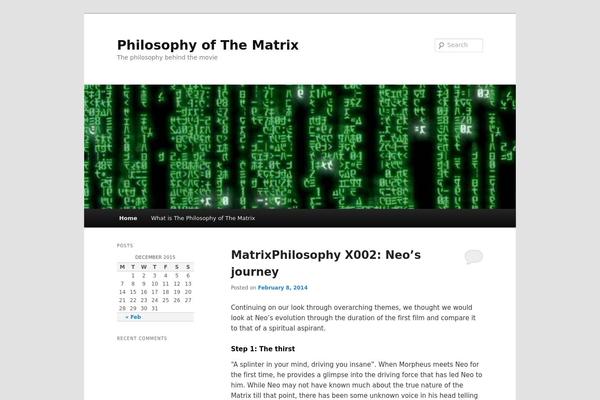 Twenty Eleven theme site design template sample
