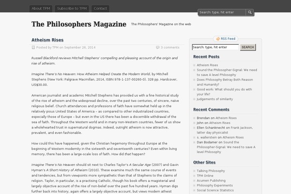Site using Post-thumb plugin