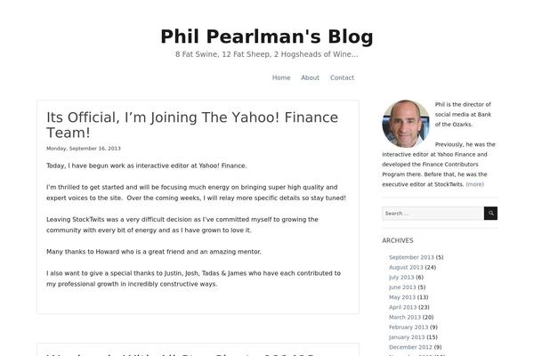 Site using Simplified Social Share plugin