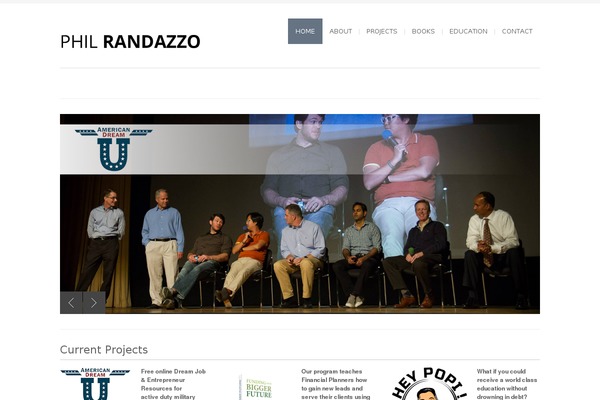 Bigbang theme site design template sample