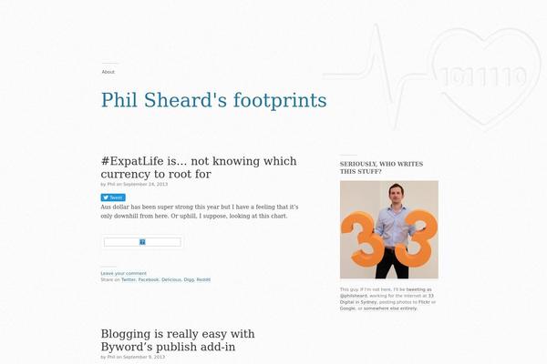 Site using FriendFeed Activity Widget plugin