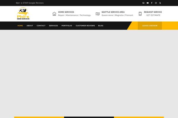 Site using Thememount-extras-fixology plugin