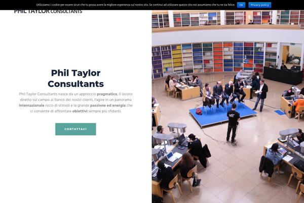 Synergia theme site design template sample