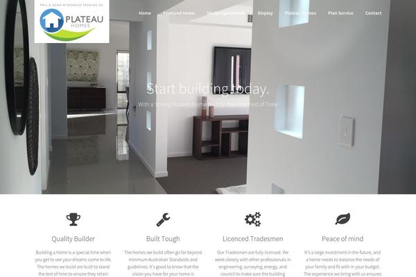 BLDR theme site design template sample