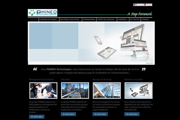 Rhea theme site design template sample
