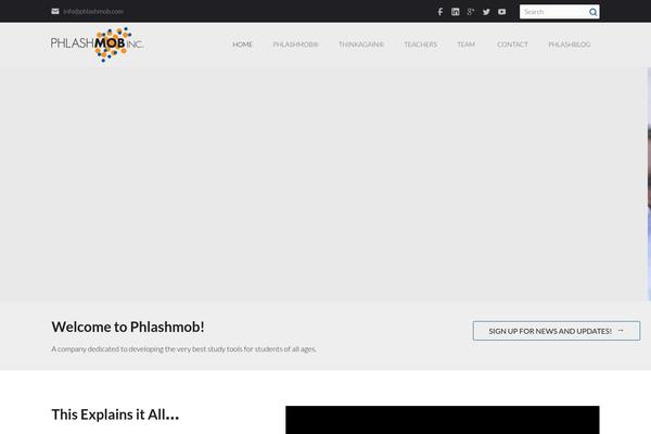Shard theme site design template sample