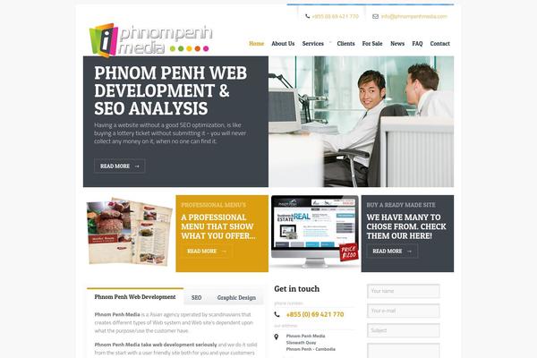 Bretheon theme site design template sample