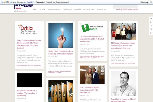 Blogphix theme site design template sample