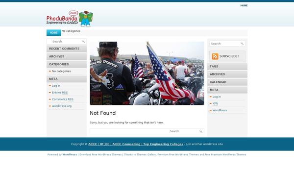 Blue News theme site design template sample