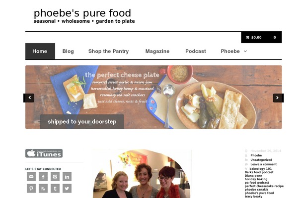 Foodie Pro theme site design template sample