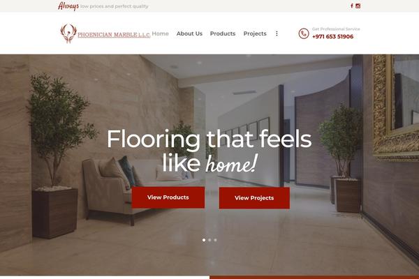 Mahogany theme site design template sample