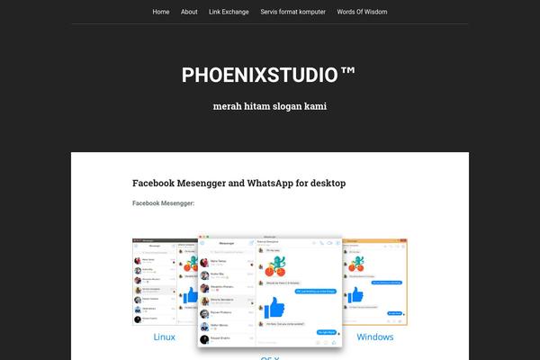 Padhang theme site design template sample