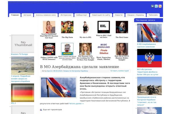 Site using Floating Menu plugin