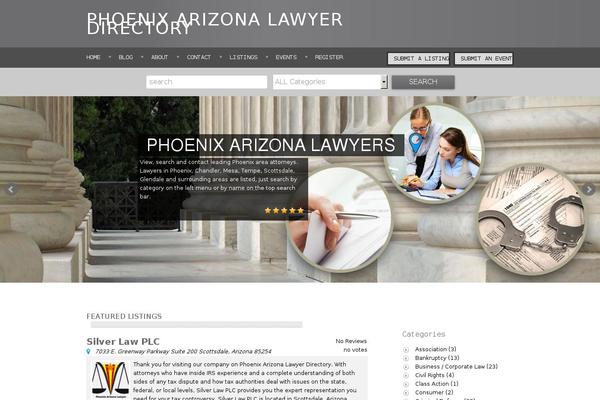 phoenixarizonalawyer.com site used Wpdirectorysuite