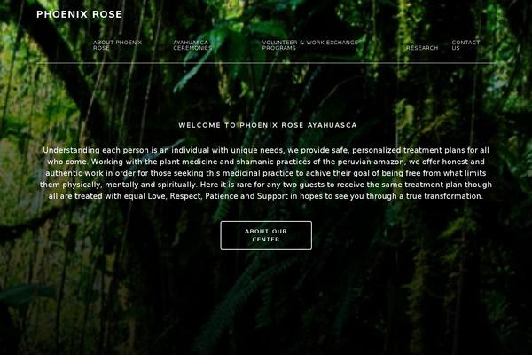 phoenixayahuasca.com site used Lifestyle Pro
