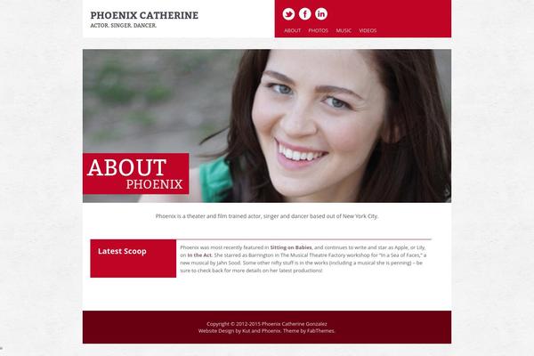 Yasmin theme site design template sample