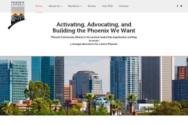 Pca theme site design template sample