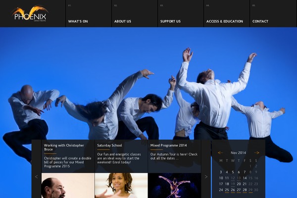 phoenixdancetheatre.co.uk site used Phoenixtheme
