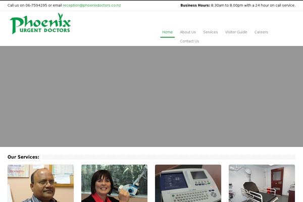 Phoenix theme site design template sample