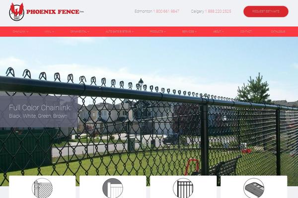 Phoenix theme site design template sample