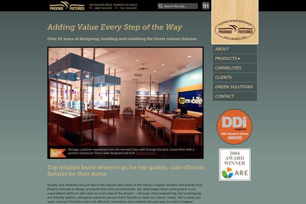 Phoenix theme site design template sample