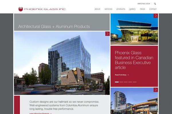 Phoenix theme site design template sample