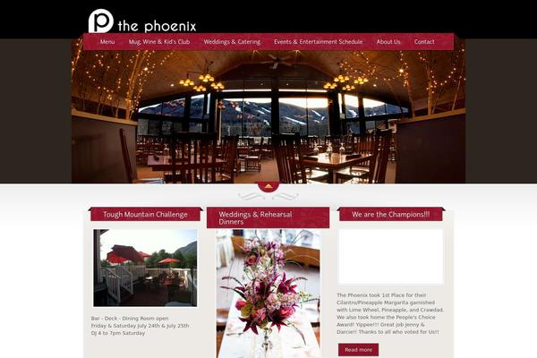 The Restaurant theme site design template sample