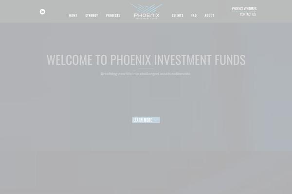 Phoenix theme site design template sample