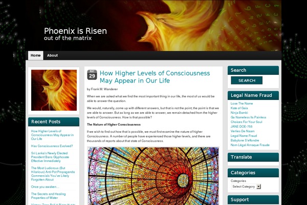 phoenixisrisen.co.uk site used Graphene