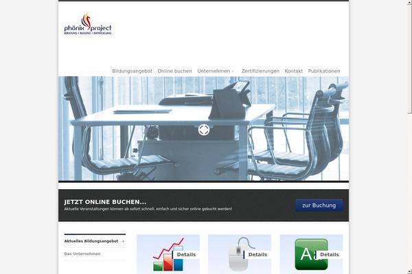 phoenixproject.at site used Wp-eltorn