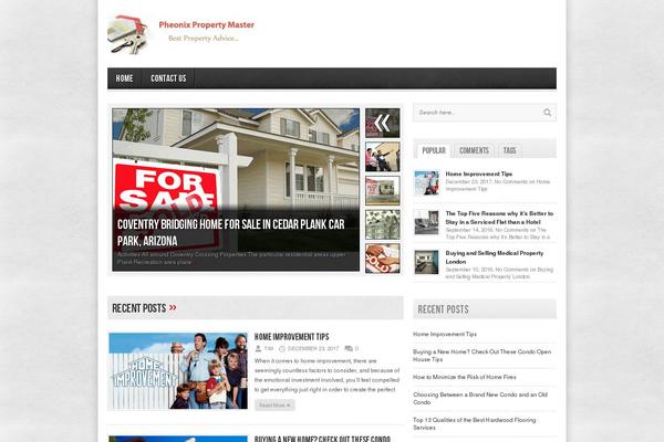 avenue theme site design template sample