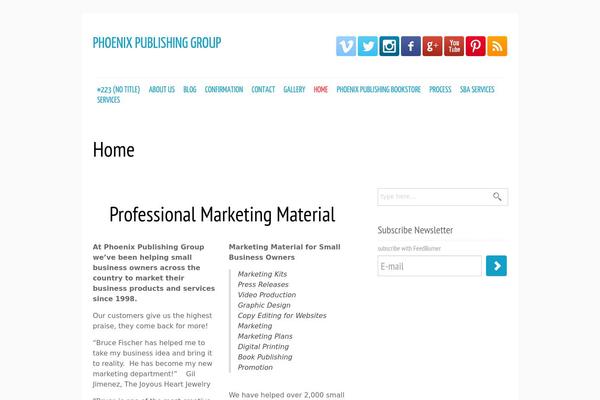 phoenixpublishinggroup.net site used Wpex-photo