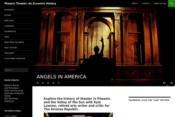 Twenty Fourteen theme site design template sample