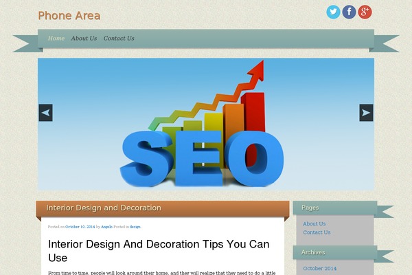 iRibbon theme site design template sample