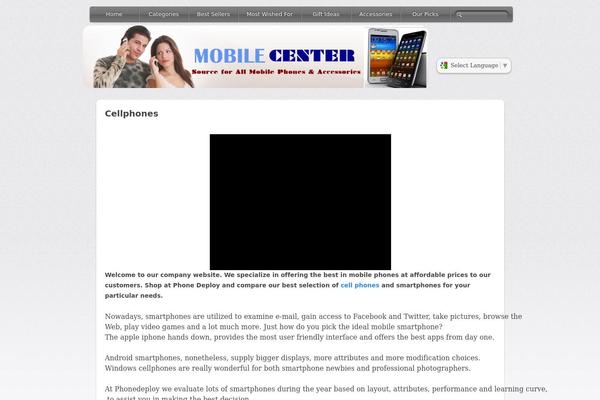 Template2 theme site design template sample
