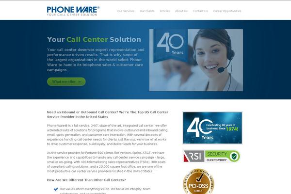 Inspire theme site design template sample