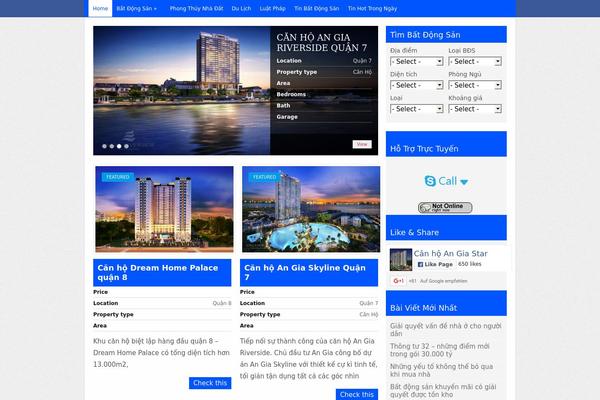 avenue theme site design template sample