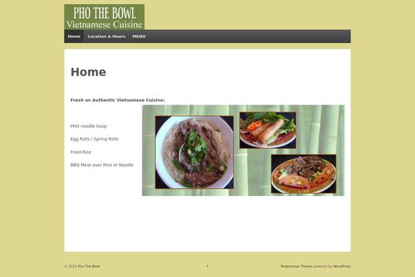 Responsive theme site design template sample