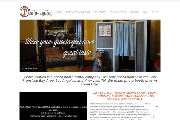 Classica theme site design template sample