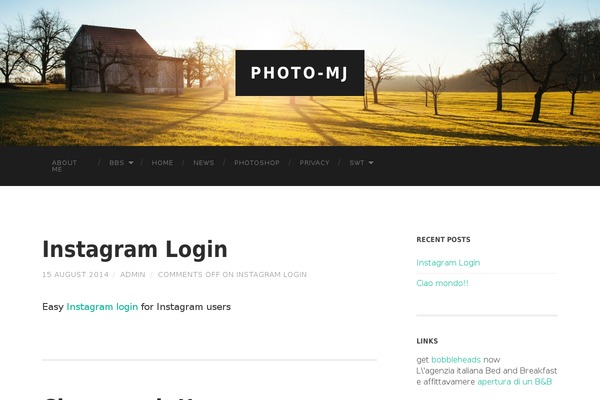 Hemingway theme site design template sample