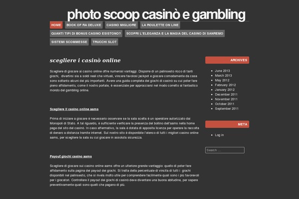Sixhours theme site design template sample