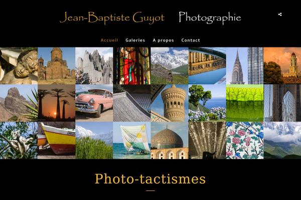 Photography theme site design template sample