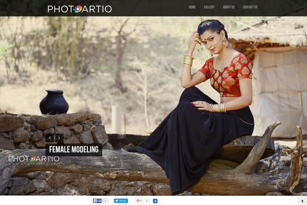 Lensa theme site design template sample