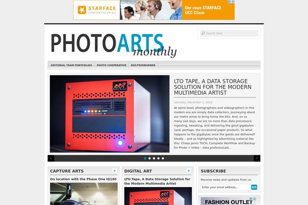 Organic Magazine theme site design template sample