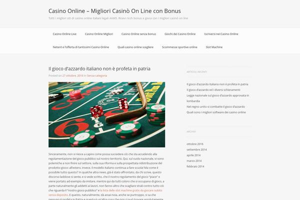 Blogotron theme site design template sample