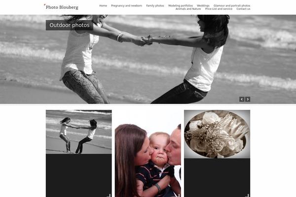 Snapshot theme site design template sample