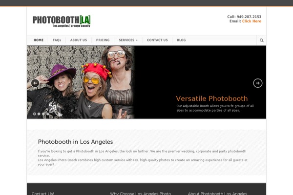 photobooth-la.com site used Modernize V2.2.3