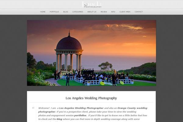Photolux theme site design template sample